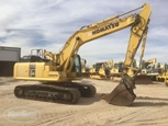 Used Komatsu in yard